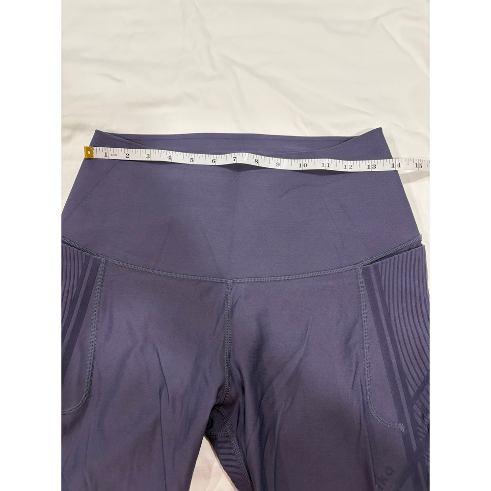 Fanka Body Sculpt 3-Pocketful Leggings Purple Size M/L High Waisted Compression - Picture 9 of 11